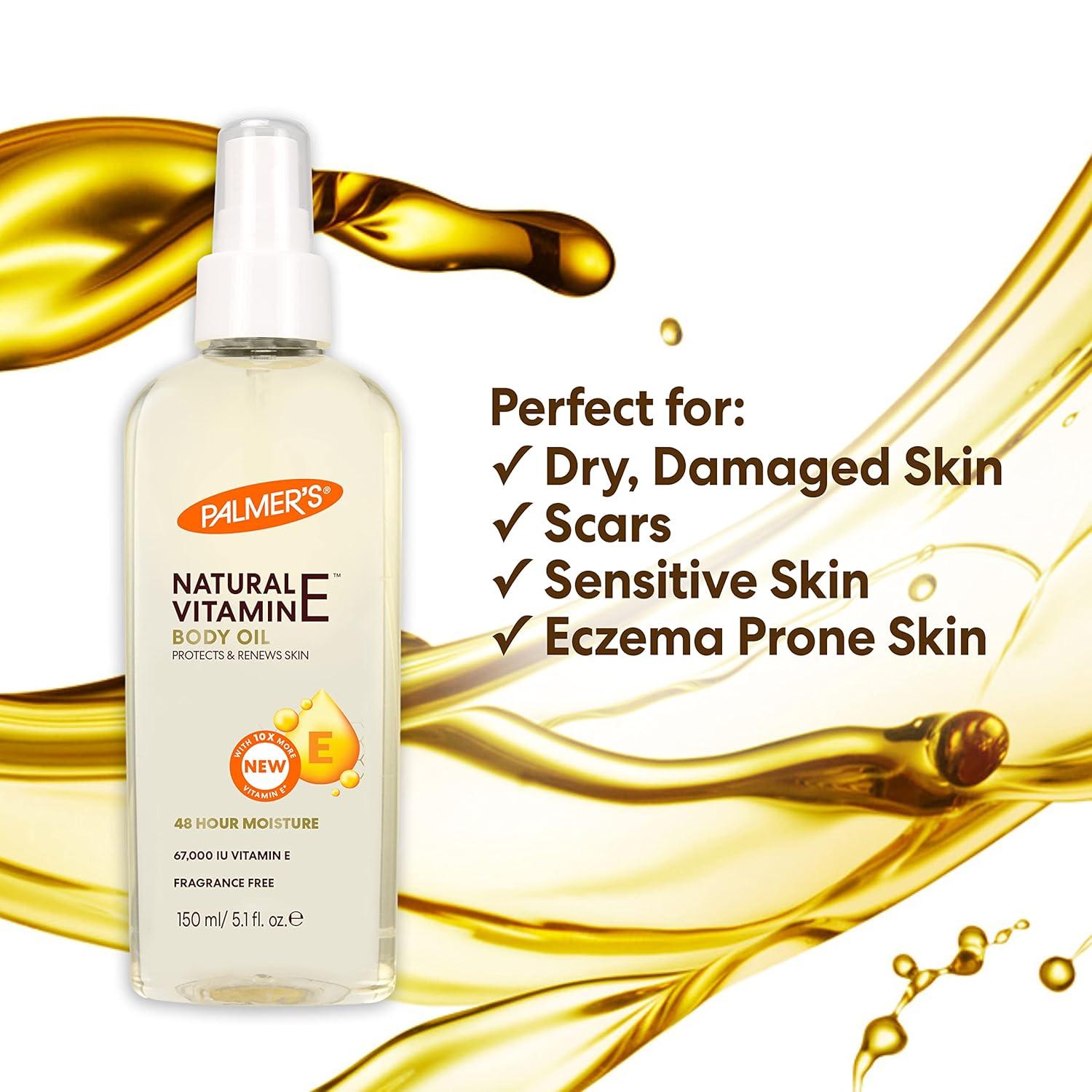 Palmer’s Vitamin E Multi-Purpose Body Oil, 5.1 Ounce(5.1 Fl Oz (Pack of 2)) - view 8