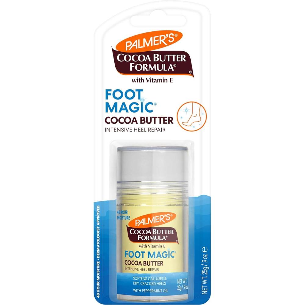 Palmer’s Cocoa Butter Formula Heel Repair, Foot Balm Stick for Cracked Heels & Feet, No-Mess Stick Applicator, 0.9 Ounce(0.9 Ounce (Pack of 1))