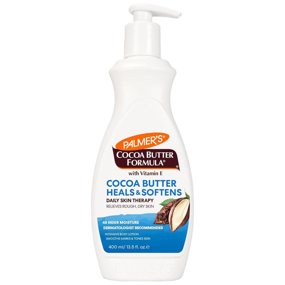 Palmer’s Cocoa Butter Formula Daily Skin Therapy Cocoa Butter Body Lotion for Dry Skin, Hand & Body Moisturizer, Pump Bottle, 13.5 Oz (Pack of 1)(13.5 Fl Oz (Pack of 1))