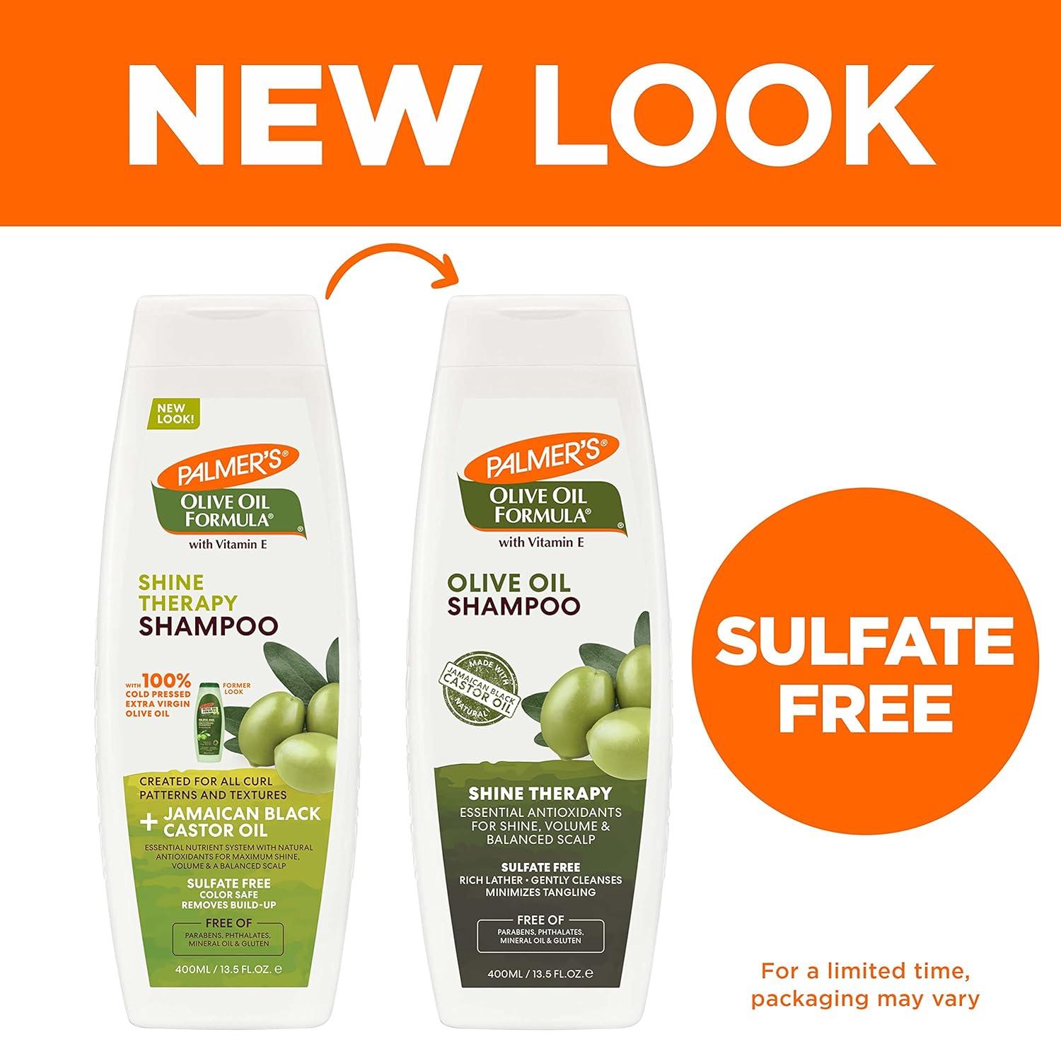 Palmer’s Olive Oil Formula Shine Therapy Shampoo, 13.5 Ounce (Pack of 2)(1 Fl Oz (Pack of 2)) - view 3