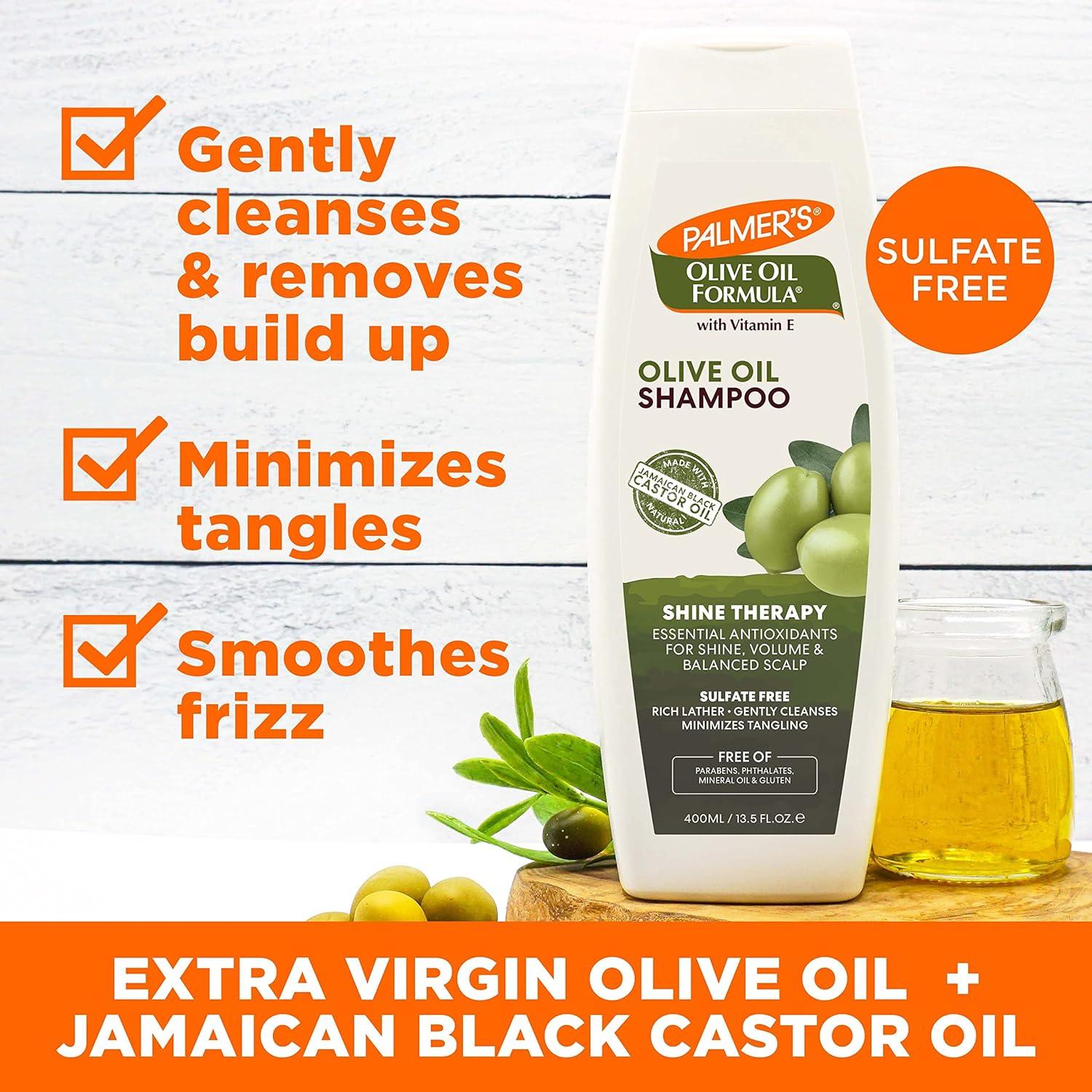 Palmer’s Olive Oil Formula Shine Therapy Shampoo, 13.5 Ounce (Pack of 2)(1 Fl Oz (Pack of 2)) - view 4