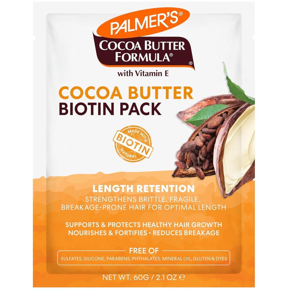 Palmer’s Cocoa Butter & Biotin Length Retention Biotin Pack, 2.1 Ounce(2.1 Fl Oz (Pack of 1))