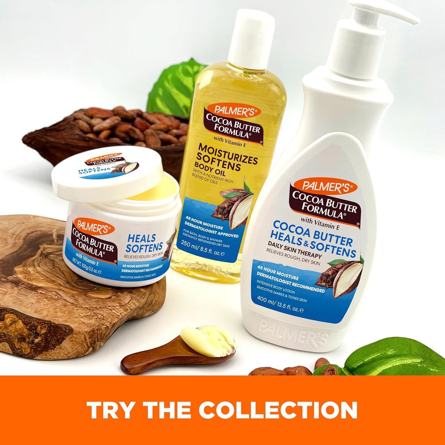 Palmer’s Cocoa Butter Formula Daily Skin Therapy Cocoa Butter Body Lotion for Dry Skin, Hand & Body Moisturizer, Pump Bottle, 13.5 Oz (Pack of 1)(13.5 Fl Oz (Pack of 3)) - view 8