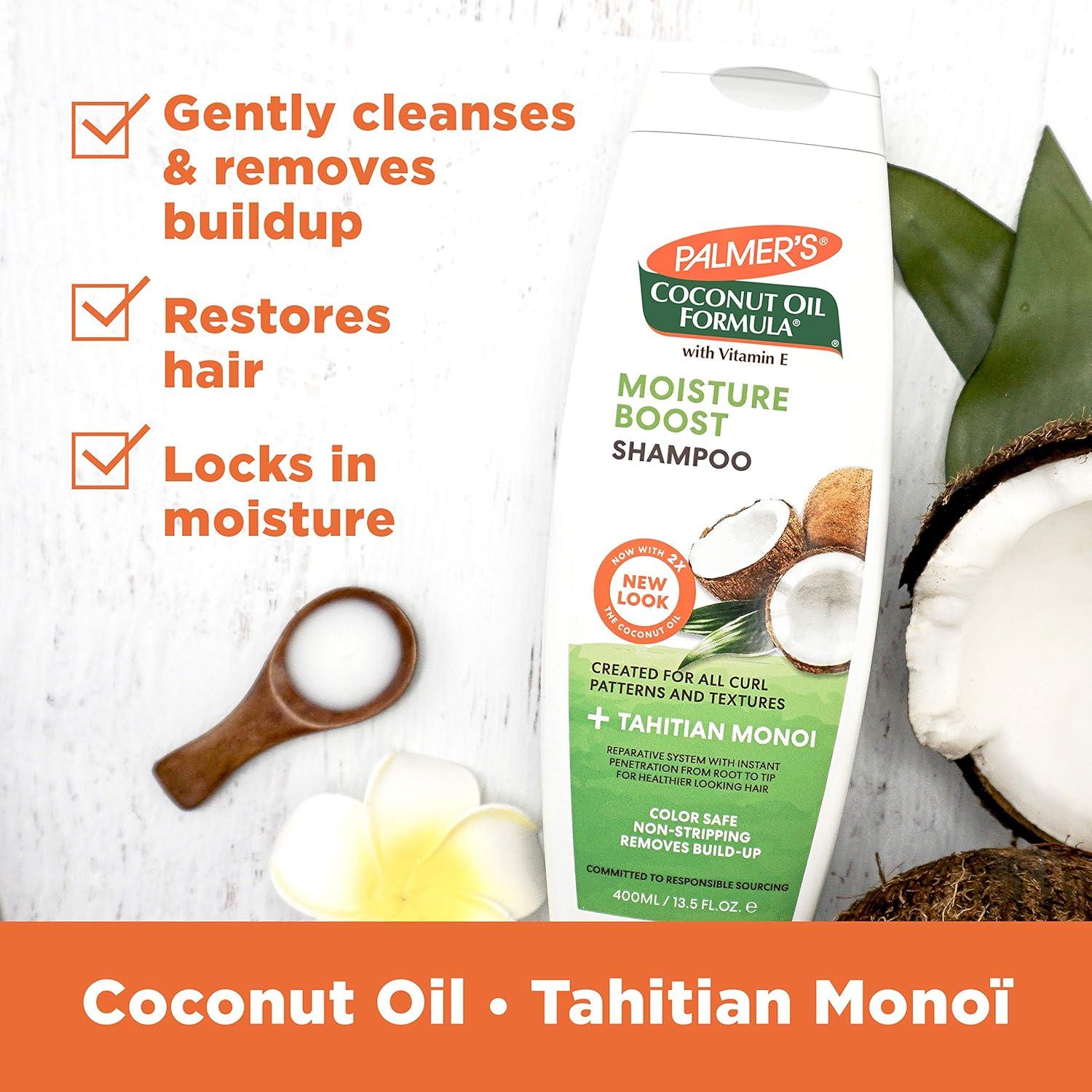 Palmer’s Coconut Oil Formula Conditioning Shampoo 400ml(13.5 Fl Oz (Pack of 1)) - view 4