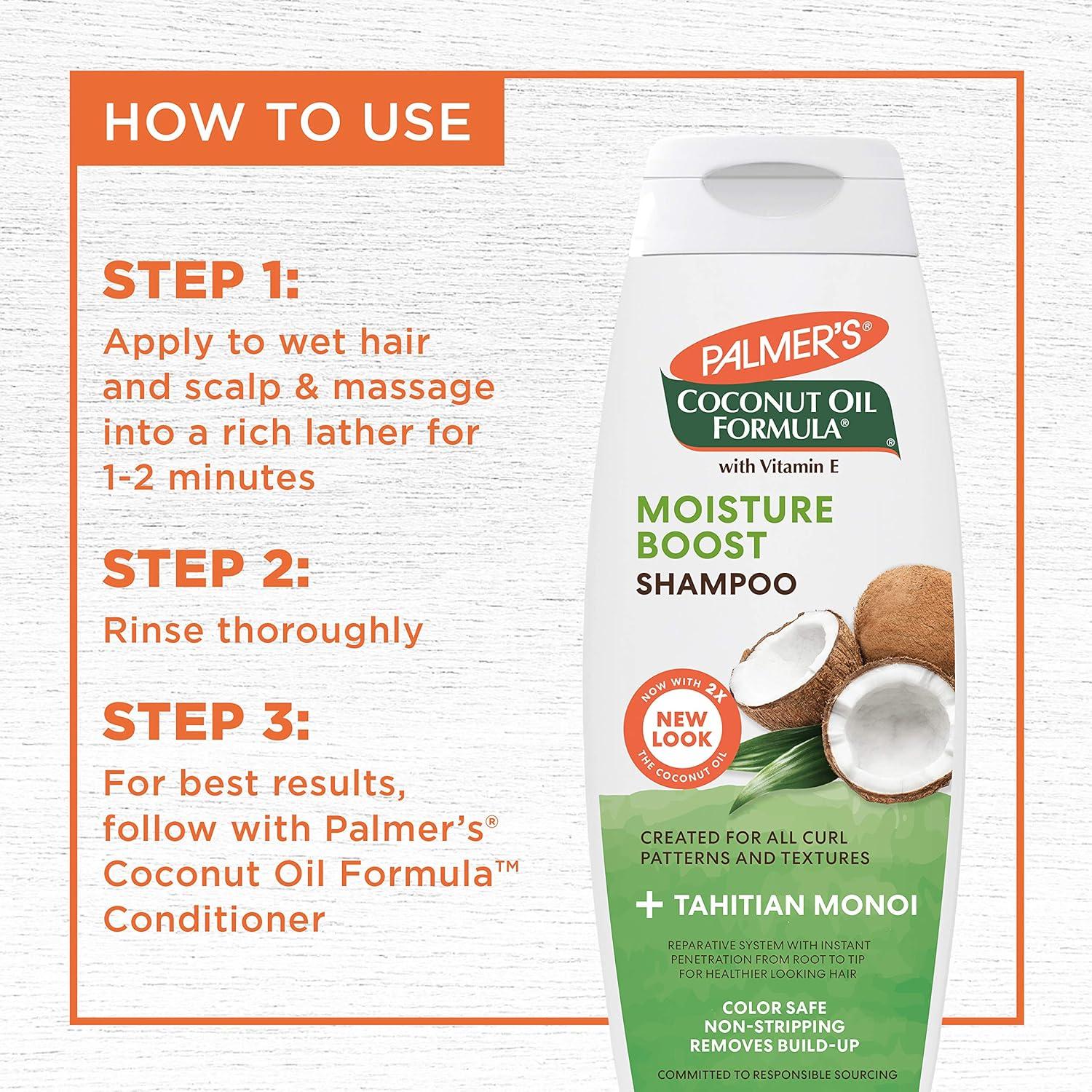 Palmer’s Coconut Oil Formula Conditioning Shampoo 400ml(13.5 Fl Oz (Pack of 1)) - view 7