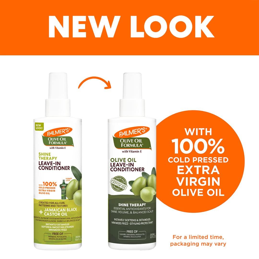 Palmer’s Olive Oil Formula Leave In Conditioner Spray, Shine Therapy, Instantly Detangle, Soften and Smooth Textured and Curly Hair, 8.5 Ounces(8.5 Fl Oz (Pack of 2)) - view 3