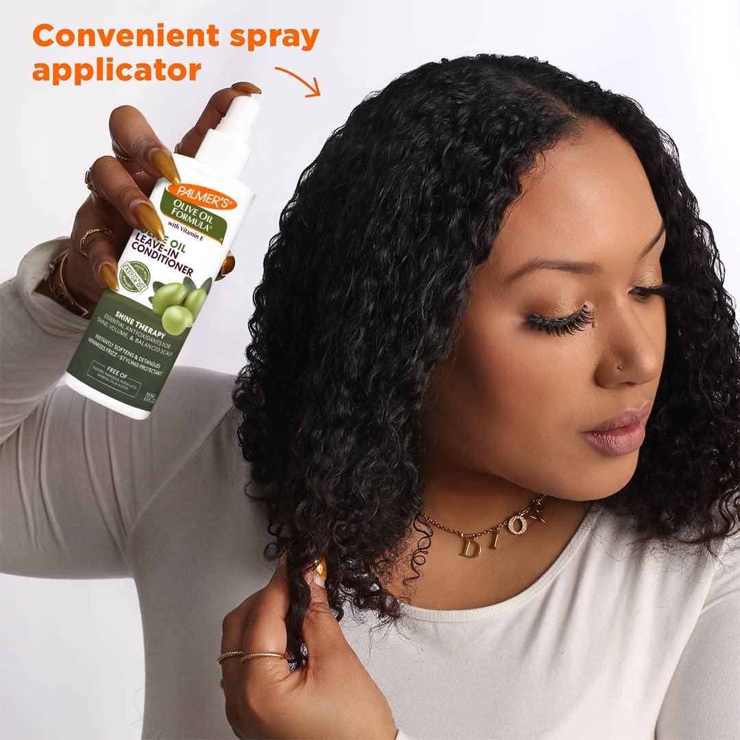 Palmer’s Olive Oil Formula Leave In Conditioner Spray, Shine Therapy, Instantly Detangle, Soften and Smooth Textured and Curly Hair, 8.5 Ounces(8.5 Fl Oz (Pack of 2)) - view 7