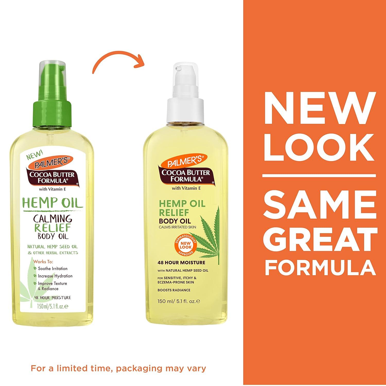 Palmer’s Cocoa Butter Formula Hemp Oil Calming Relief Body Oil, 5.1 Ounces - view 3