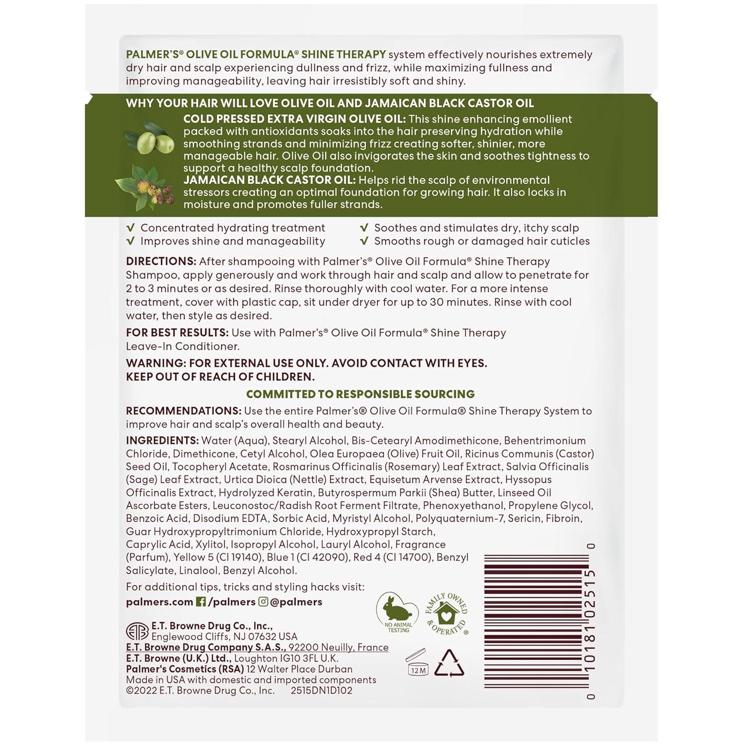Palmer’s Olive Oil Formula Deep Conditioner Packet, 2.1 Ounces(2.1 Ounce (Pack of 1)) - view 2