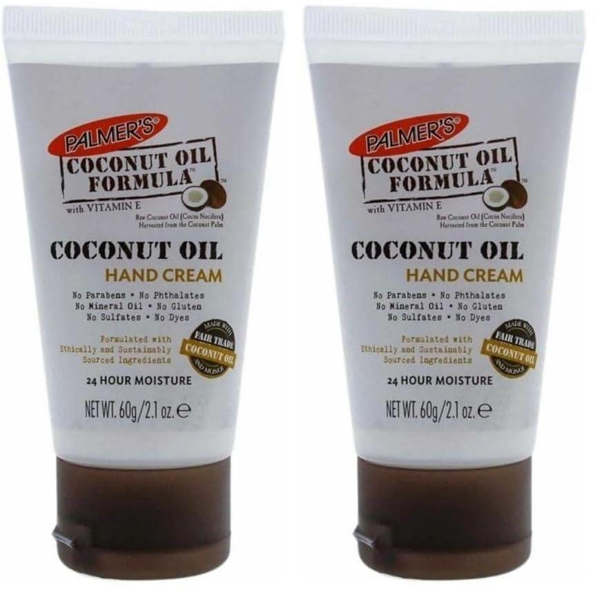 Palmer’s Coconut Oil Formula Hand Cream, 2.1 ounce(2.1 Ounce (Pack of 2))