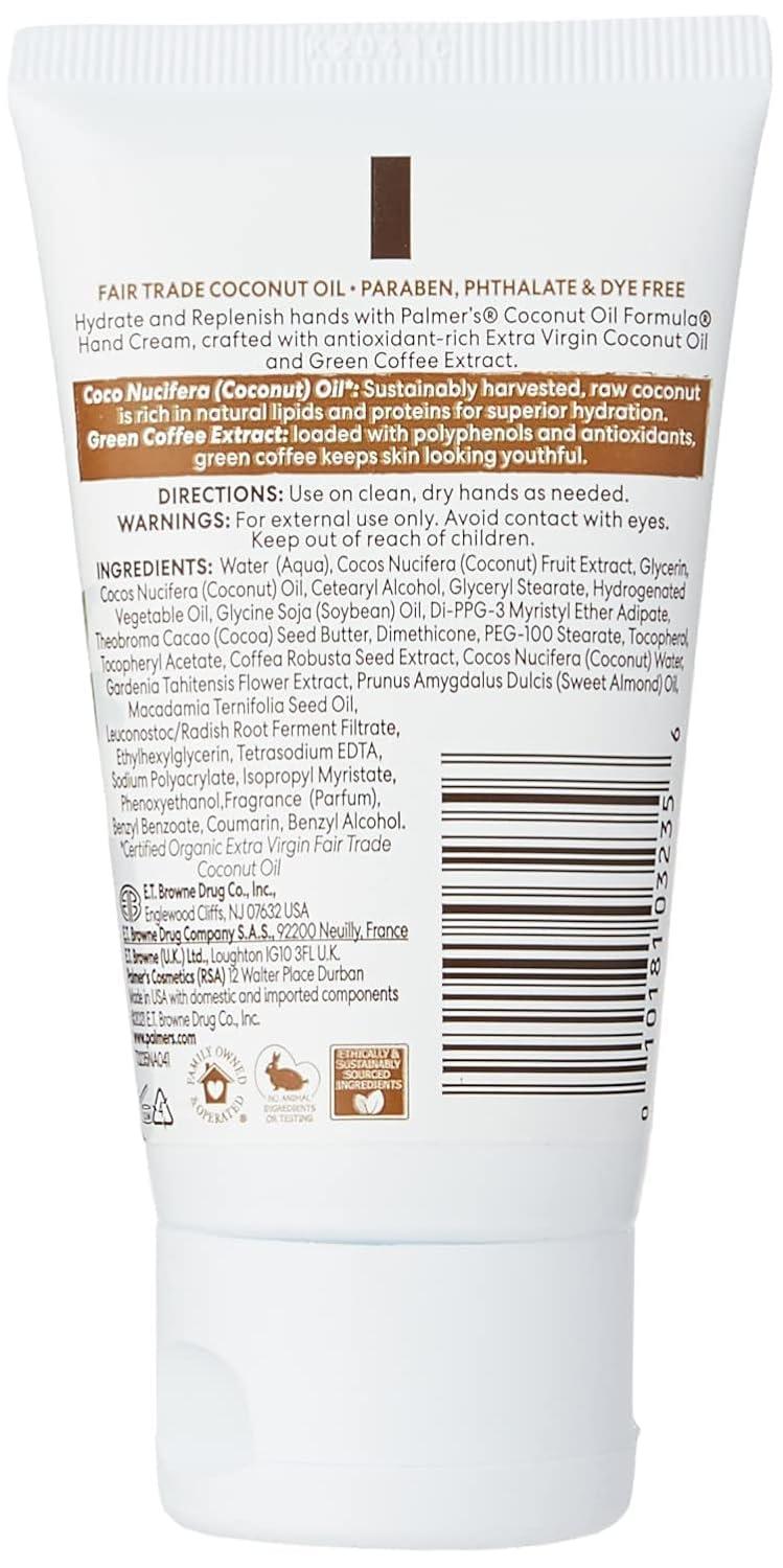 Palmer’s Coconut Oil Formula Hand Cream, 2.1 ounce(2.1 Ounce (Pack of 2)) - view 4