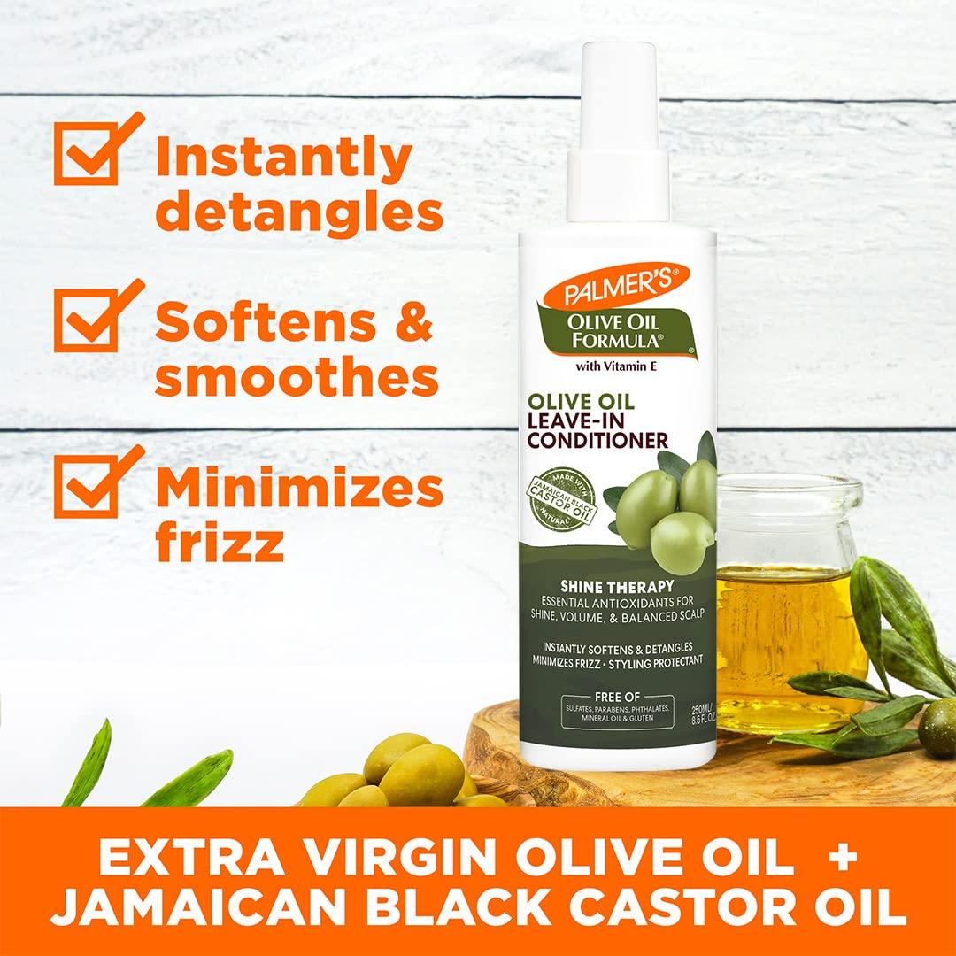 Palmer’s Olive Oil Formula Leave In Conditioner Spray, Shine Therapy, Instantly Detangle, Soften and Smooth Textured and Curly Hair, 8.5 Ounces(8.5 Fl Oz (Pack of 1)) - view 4
