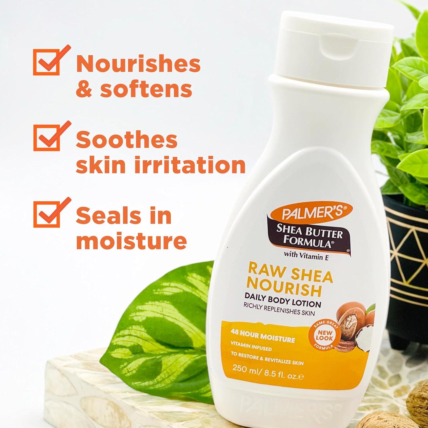 Palmer’s Shea Formula Raw Shea Body Lotion, 8.5 Ounces(8.5 Fl Oz (Pack of 1)) - view 2