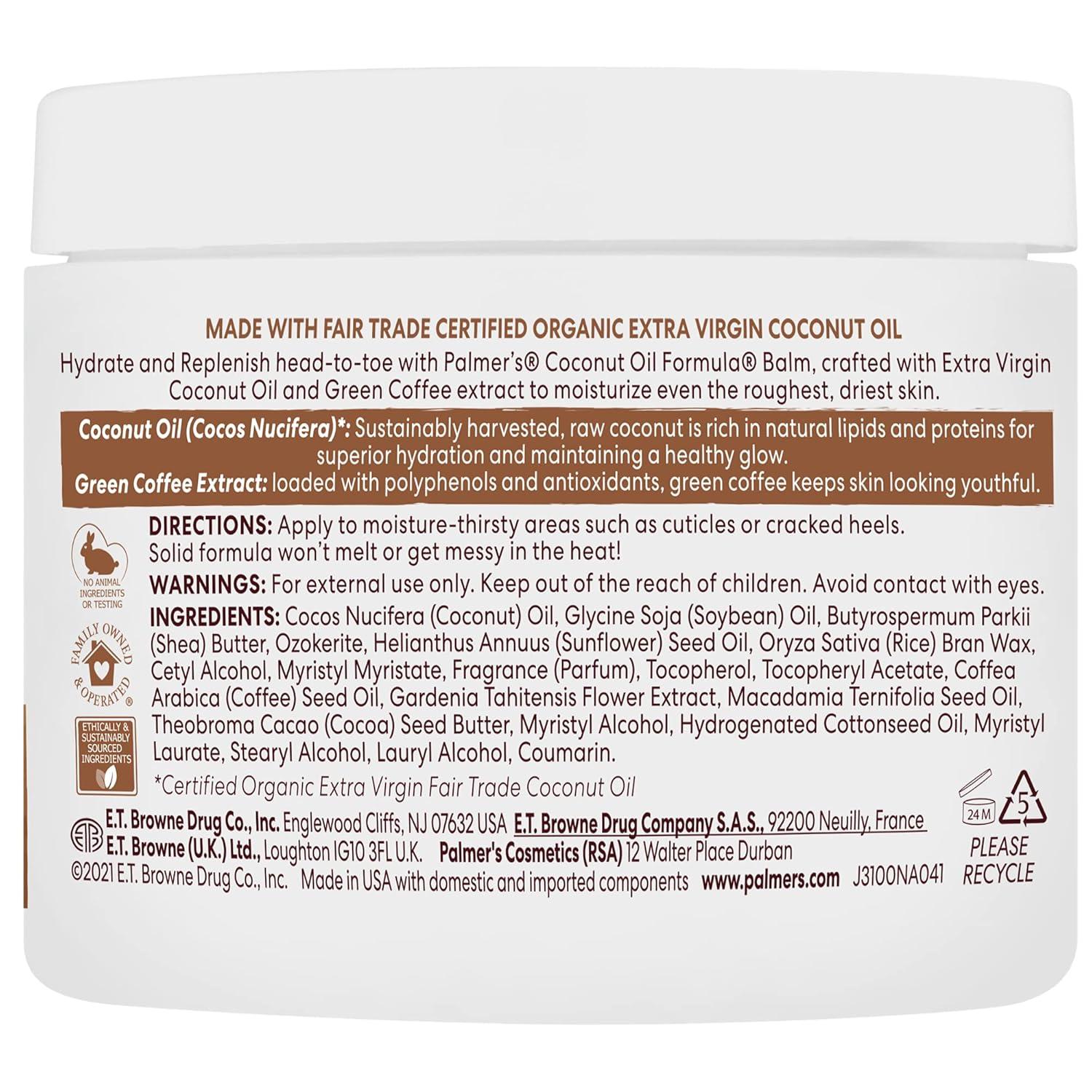 Palmer’s Coconut Oil Formula Body Balm, 3.5 Ounces(3.5 Ounce (Pack of 2)) - view 2