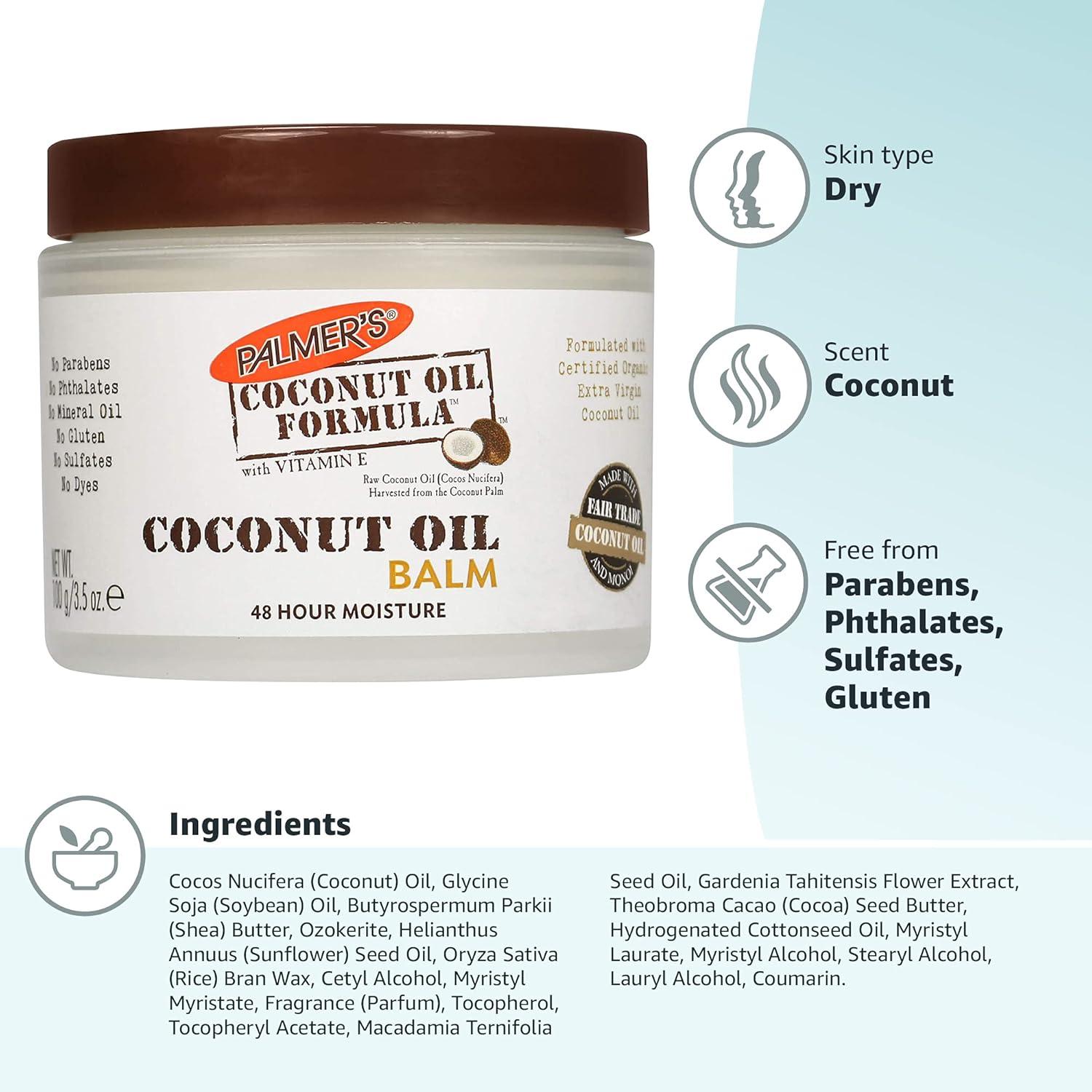 Palmer’s Coconut Oil Formula Body Balm, 3.5 Ounces(3.5 Ounce (Pack of 2)) - view 8
