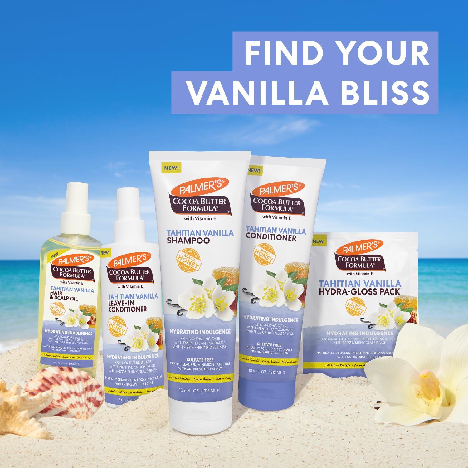 Palmer’s Cocoa Butter Formula, Tahitian Vanilla Hair & Scalp Oil, (5.1 Fl Oz), Hydrating & Nourishing Oil with Vitamin E & Acacia Honey for Shine, Smoothness & Frizz Control, All Hair Types - view 6