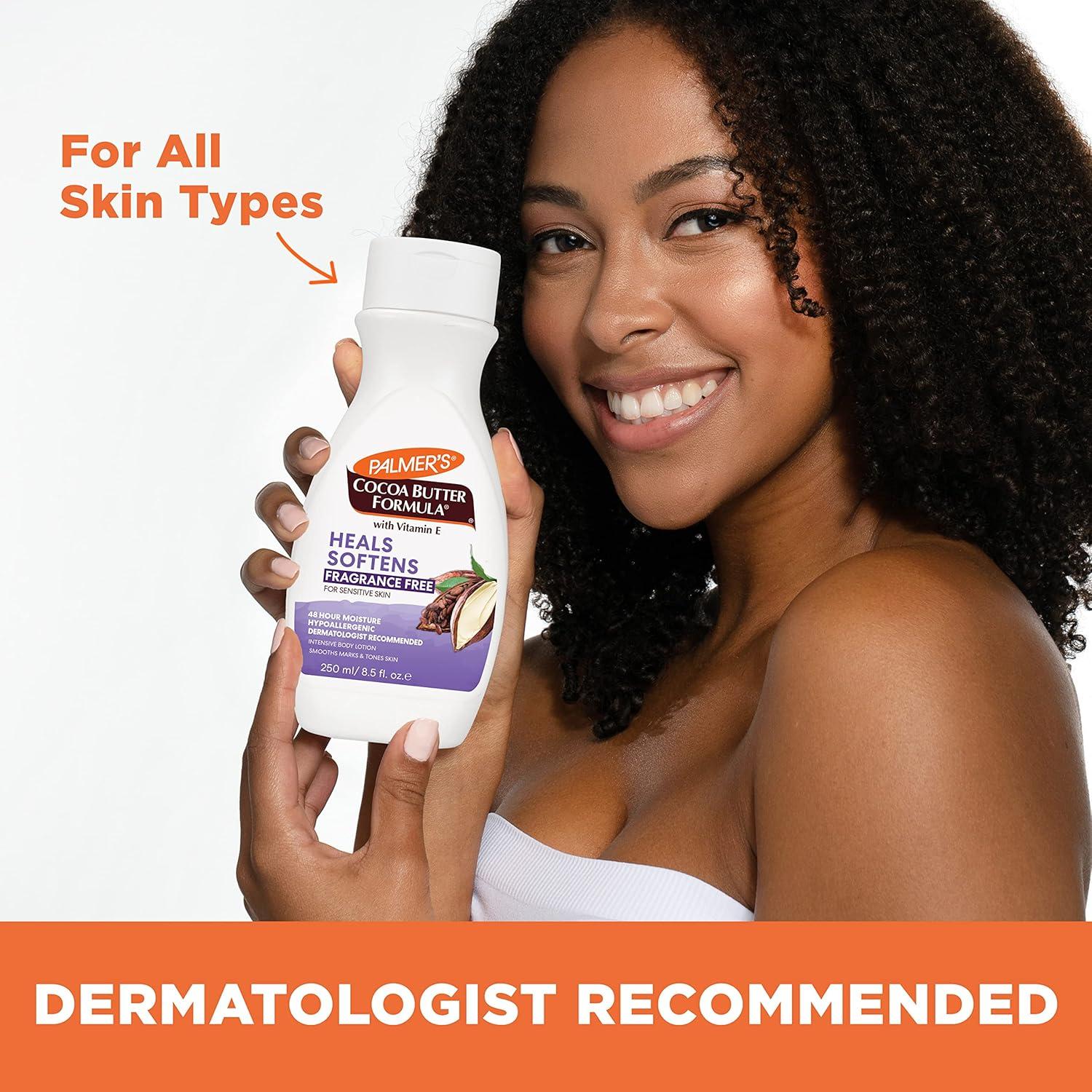 Palmer’s Cocoa Butter Body Oil + Body Lotion, Value Skin Care Bundle for Dry Skin, Provides 48 Hour Moisture to Dry, Rough Skin, Includes 1 Moisturizing Lotion (13.5 fl oz) and 1 Skin Oil (8.5 fl oz)(Fragrance Free) - view 7