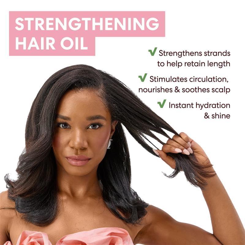 Palmer’s Rosemary Mint Formula Hair Care Bundle, Strengthening Hair & Scalp Oil (3.3 Fl. Oz) & Strengthening Mask (2.1 Oz), Helps Stimulate Growth, Hydrating & Protecting, Anti-Breakage, Adds Shine - view 3