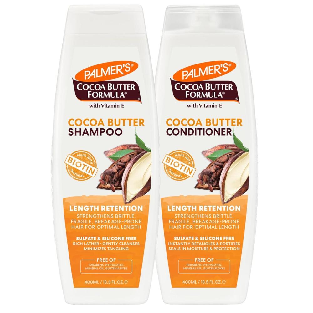 Palmer’s Cocoa Butter Formula Length Retention Shampoo & Conditioner bundle (Pack of 2)