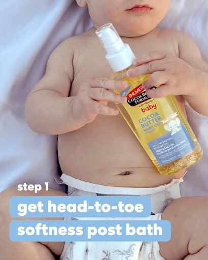 Palmer’s Cocoa Butter Formula Baby Essentials Trio, Lotion (13.5  Oz), Oil (5.1 Oz), Balm (3.5 Oz), Provides 48 Hr Moisture to Soothe & Protect Baby’s Skin - view 6