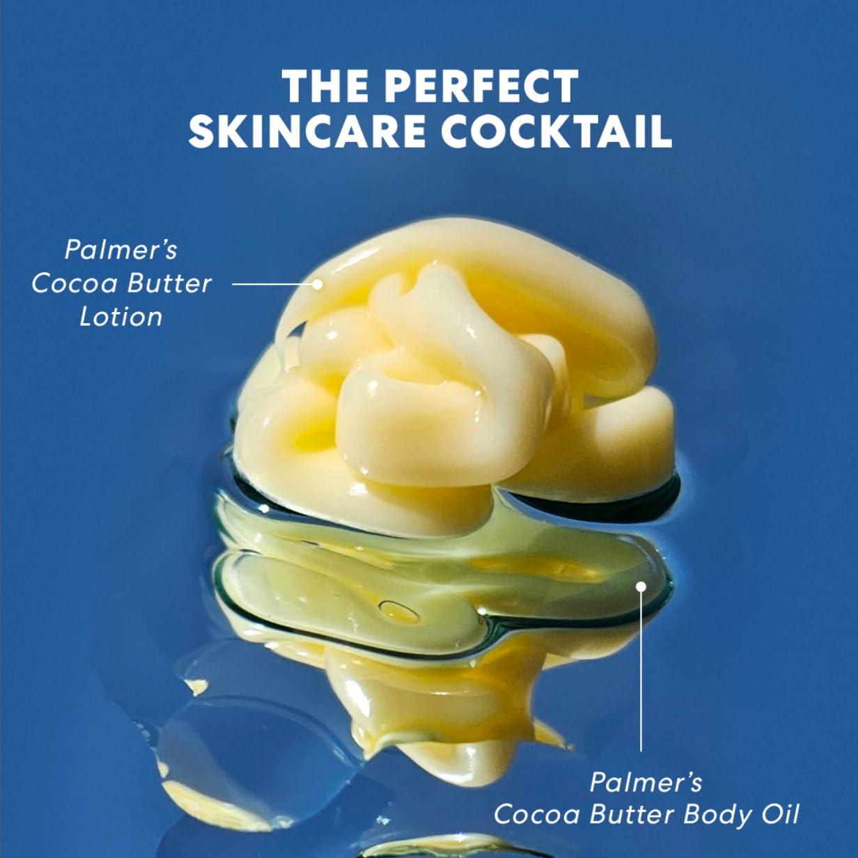 Palmer’s Cocoa Butter Body Oil + Body Lotion, Value Skin Care Bundle for Dry Skin, Provides 48 Hour Moisture to Dry, Rough Skin, Includes 1 Moisturizing Lotion (13.5 fl oz) and 1 Skin Oil (8.5 fl oz)(Cocoa Butter) - view 5