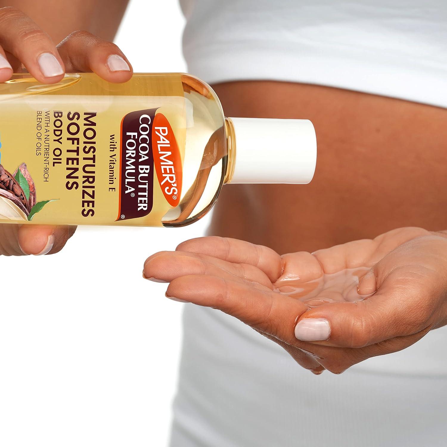 Palmer’s Cocoa Butter Body Oil + Body Lotion, Value Skin Care Bundle for Dry Skin, Provides 48 Hour Moisture to Dry, Rough Skin, Includes 1 Moisturizing Lotion (13.5 fl oz) and 1 Skin Oil (8.5 fl oz)(Cocoa Butter) - view 7
